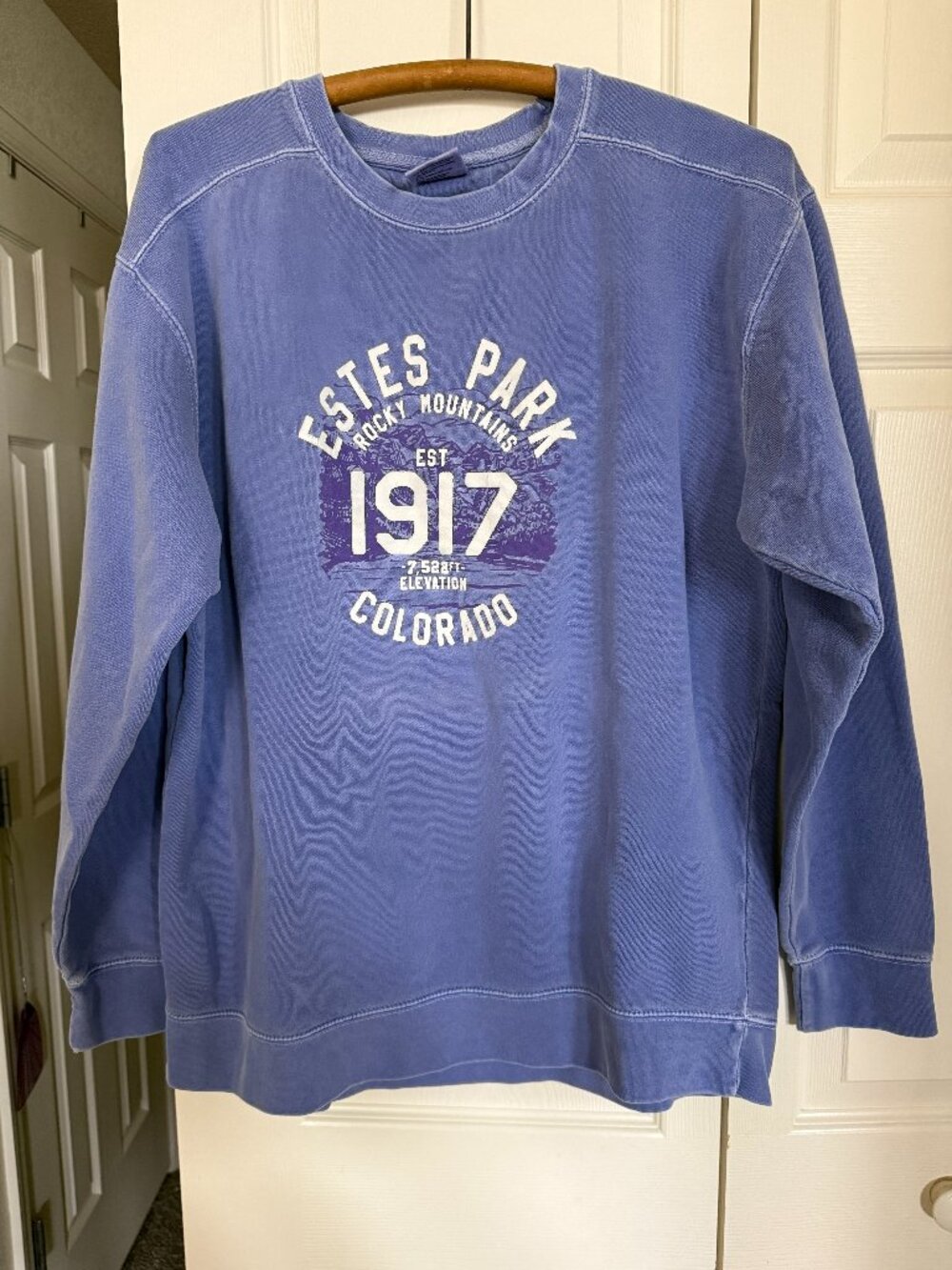 Tunic length sweatshirt